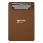 Cleveland, klembord van Ohio Mini (Voorkant)