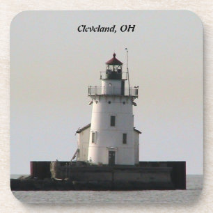 Cleveland Lighthouse Bier Onderzetter
