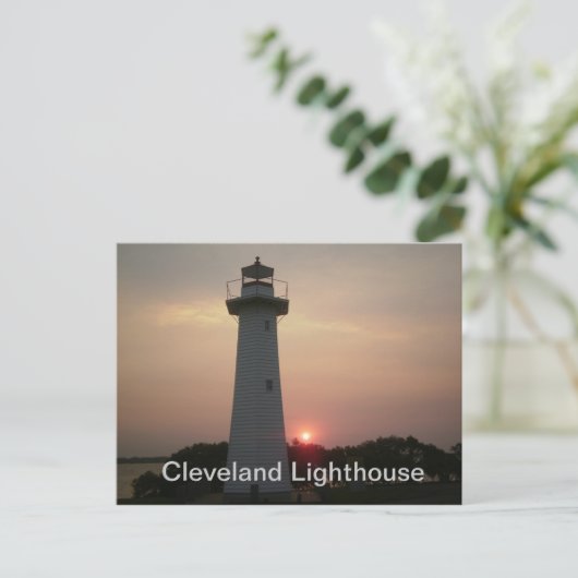 Cleveland Lighthouse Briefkaart (Staand voorkant)