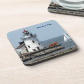 Cleveland Lighthouse Drink Coasters Bier Onderzetter (Linkerzijde)