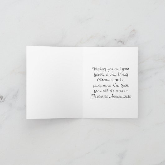 Cleveland Lighthouse-kerstKaart Bedankkaart (Binnen)