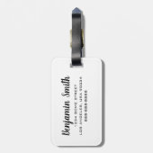 Cleveland Map Bagagelabel (Achterkant verticaal)