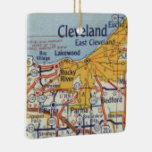 Cleveland Map Keramisch Ornament (Rechts)