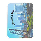 Cleveland Morning (Curved Text) Magnet Magneet (Verticaal)