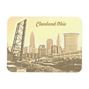 Cleveland Morning Gold Magnet Magneet