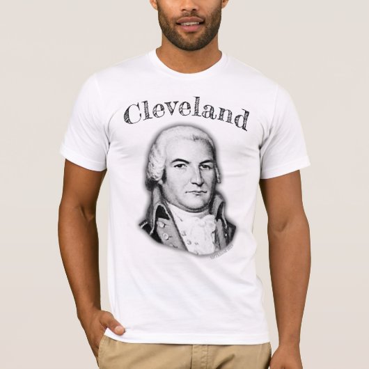 Cleveland Moses Cleaveland, oprichter van Clevelan T-shirt (Voorkant)