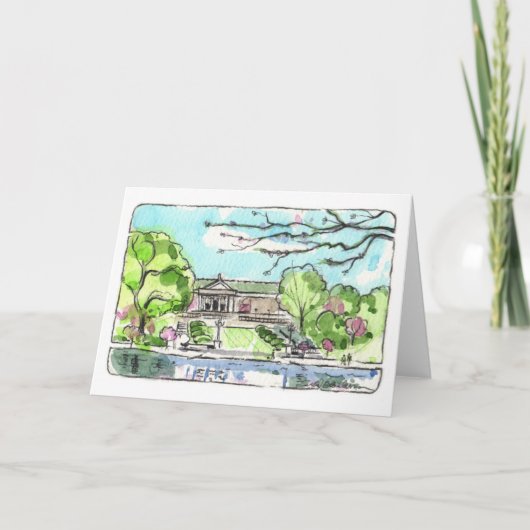 Cleveland Museum of Art Folded Wenskaart Kaart (Voorkant)