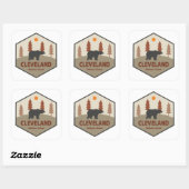 Cleveland National Forest Beer Vierkante Sticker (Vel)