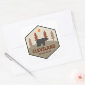 Cleveland National Forest Beer Vierkante Sticker (Envelop)