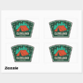 Cleveland National Forest Camping Rechthoekige Sticker (Vel)