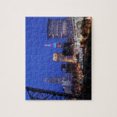 Cleveland Night Skyline Legpuzzel (Verticaal)