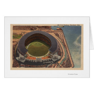 Cleveland, OH — Aerial of Municipal Baseball