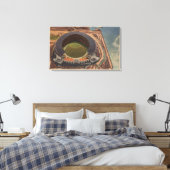 Cleveland, OH — Aerial of Municipal Baseball Canvas Afdruk (Insitu (Slaapkamer))