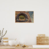 Cleveland, OH — Aerial of Municipal Baseball Poster (Keuken)