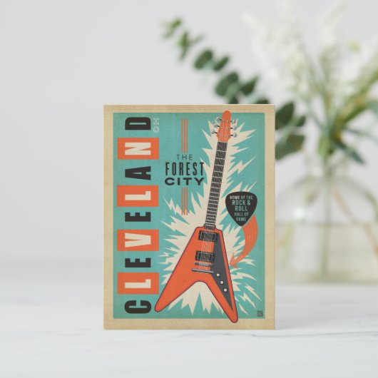 Cleveland, OH Briefkaart (Staand voorkant)