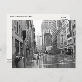 Cleveland, OH Downtown Scene Foto Briefkaart
