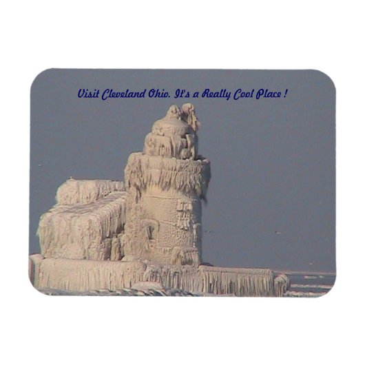 Cleveland OH Echt cool Place magnet Magneet (Horizontaal)