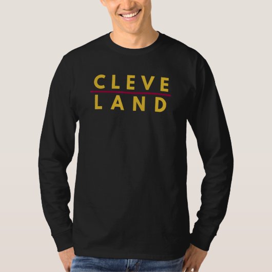 Cleveland OH Fans Cleveland Souvenir T-shirt (Voorkant)