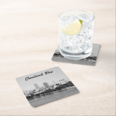 Cleveland, OH Lake Skyline Onderzetter (Insitu)