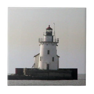 Cleveland OH Lighthouse Small Tegel Tegeltje