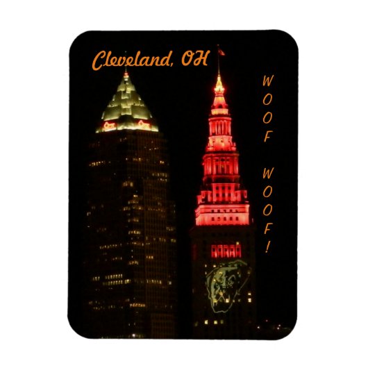 Cleveland OH Sports Fan Fridge Magnet Magneet (Verticaal)