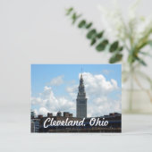Cleveland OH Tower Briefkaart (Staand voorkant)