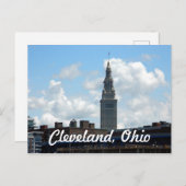 Cleveland OH Tower Briefkaart (Voorkant / Achterkant)