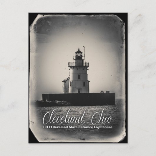 Cleveland, Ohio - 1911 Main Entrance Lighthouse Briefkaart (Voorkant)