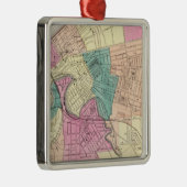 Cleveland, Ohio 2 Metalen Ornament (Rechts)