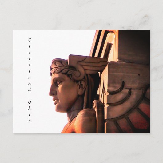 Cleveland Ohio Art Deco (verticaal) Briefkaart (Voorkant)