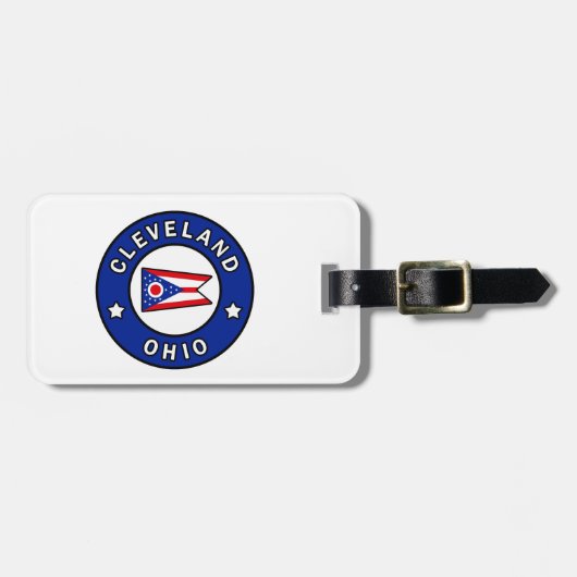 Cleveland Ohio Bagagelabel (Voorkant horizontaal)