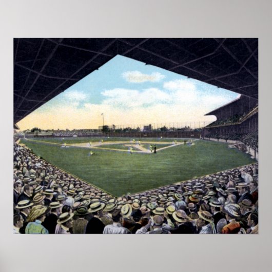Cleveland Ohio Baseball Stadium Poster (Voorkant)