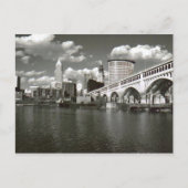 Cleveland Ohio Black and White Briefkaart (Voorkant)