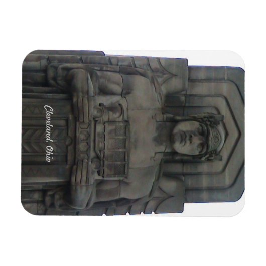 Cleveland Ohio Bridge Guardian Magnet Magneet (Horizontaal)