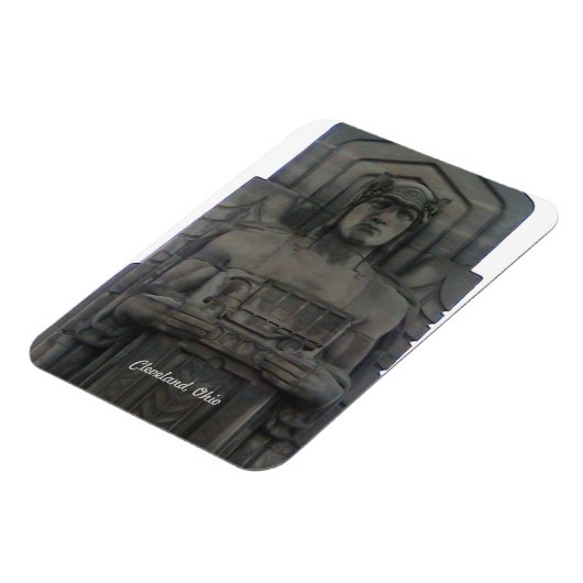 Cleveland Ohio Bridge Guardian Magnet Magneet (Linkerzijde)