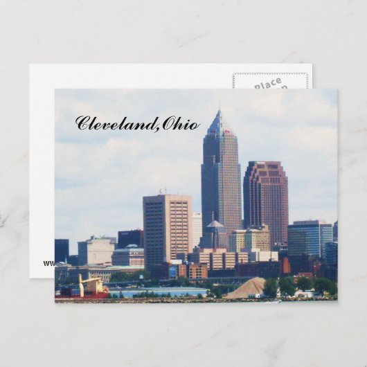 CLEVELAND, OHIO briefkaart (Voorkant / Achterkant)