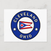 Cleveland Ohio Briefkaart (Voorkant)
