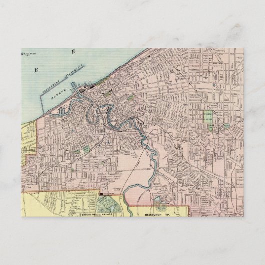 Cleveland, Ohio Briefkaart (Voorkant)