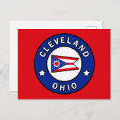 Cleveland Ohio Briefkaart (Voorkant / Achterkant)