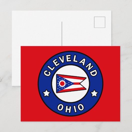 Cleveland Ohio Briefkaart (Voorkant / Achterkant)
