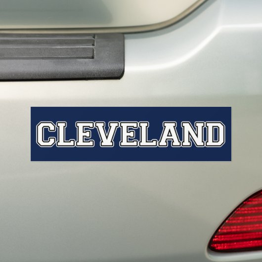 Cleveland Ohio Bumpersticker (Op auto)