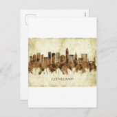 Cleveland Ohio Cityscape Feestdagenkaart (Voorkant / Achterkant)