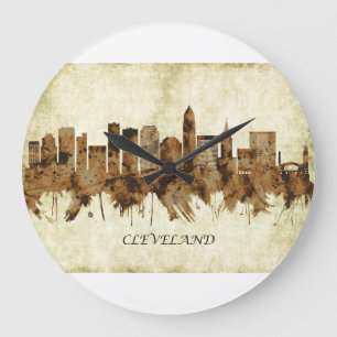 Cleveland Ohio Cityscape Grote Klok