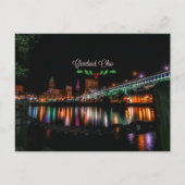 Cleveland, Ohio cityscape, Kerstheilig, Briefkaart (Voorkant)