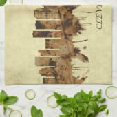 Cleveland Ohio Cityscape Theedoek (Gevouwen)