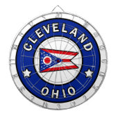 Cleveland Ohio Dartbord (Voorkant)