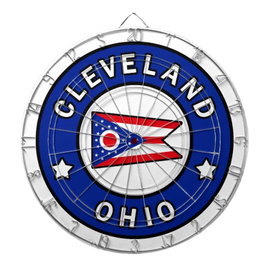Cleveland Ohio Dartbord (Voorkant)