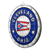 Cleveland Ohio Dartbord (Voorkant Rechts)