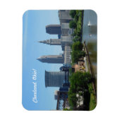 Cleveland, Ohio Downtown River Magnet Magneet (Verticaal)