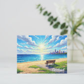 Cleveland Ohio Edgewater Park Reis Briefkaart (Staand voorkant)